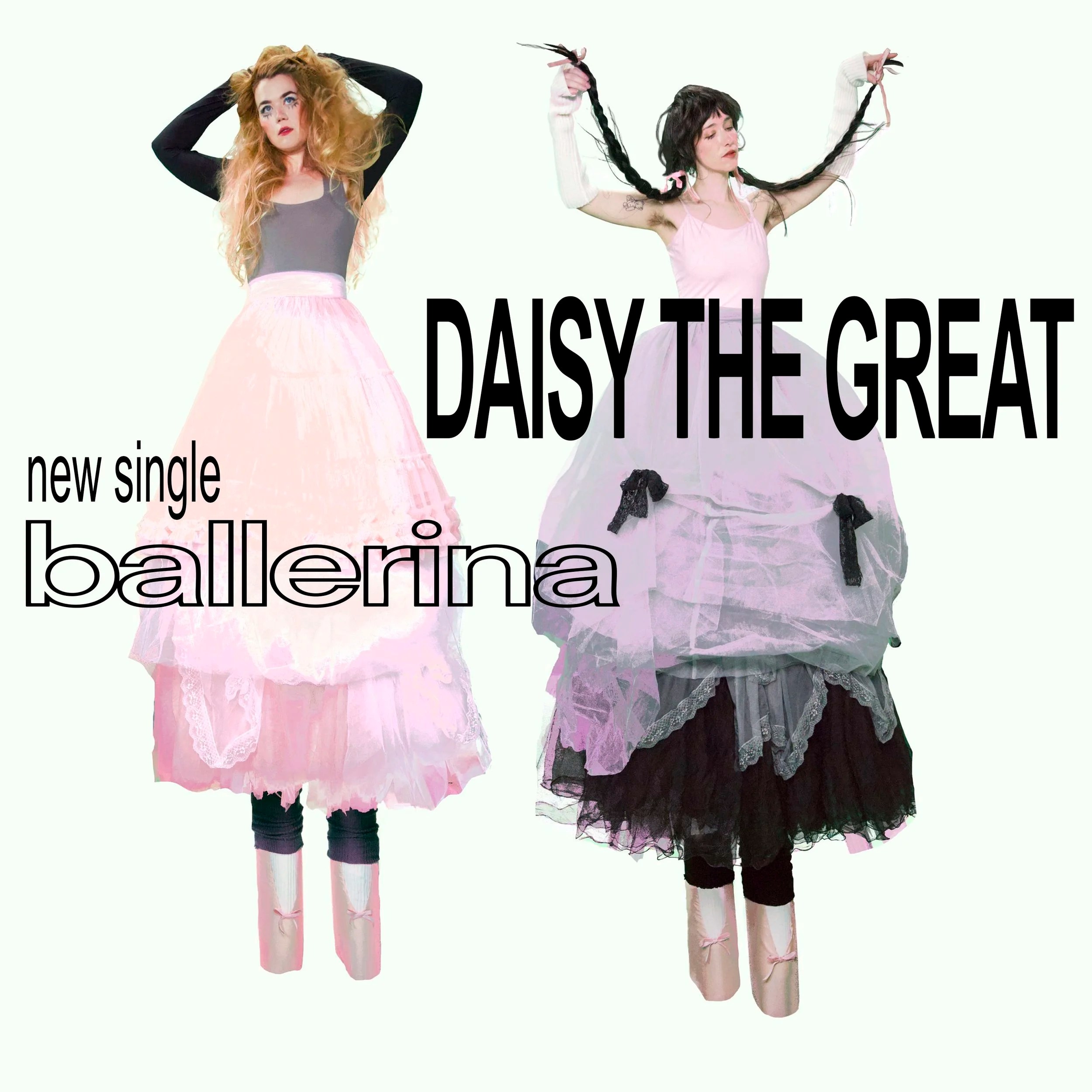  Photo: Daisy the Great “Ballerina” album cover | Graphic by Haley Petrone (Crave Music Magazine) 